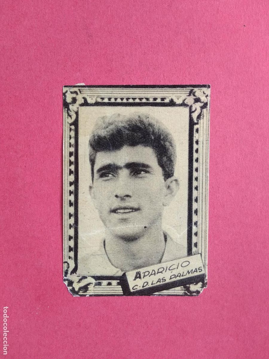 Cromos de f&uacute;tbol: CROMO EDITORIAL FHER FUTBOL LIGA 59 60 1959 1960 DESPEGADO LAS PALMAS , APARICIO