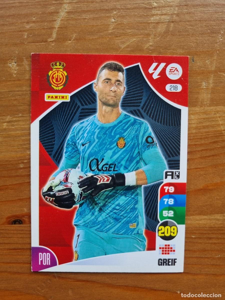 Cromos de f&uacute;tbol: 218 GREIF (RCD Mallorca). Liga 2024 2025 24 25 Adrenalyn XL (Panini)