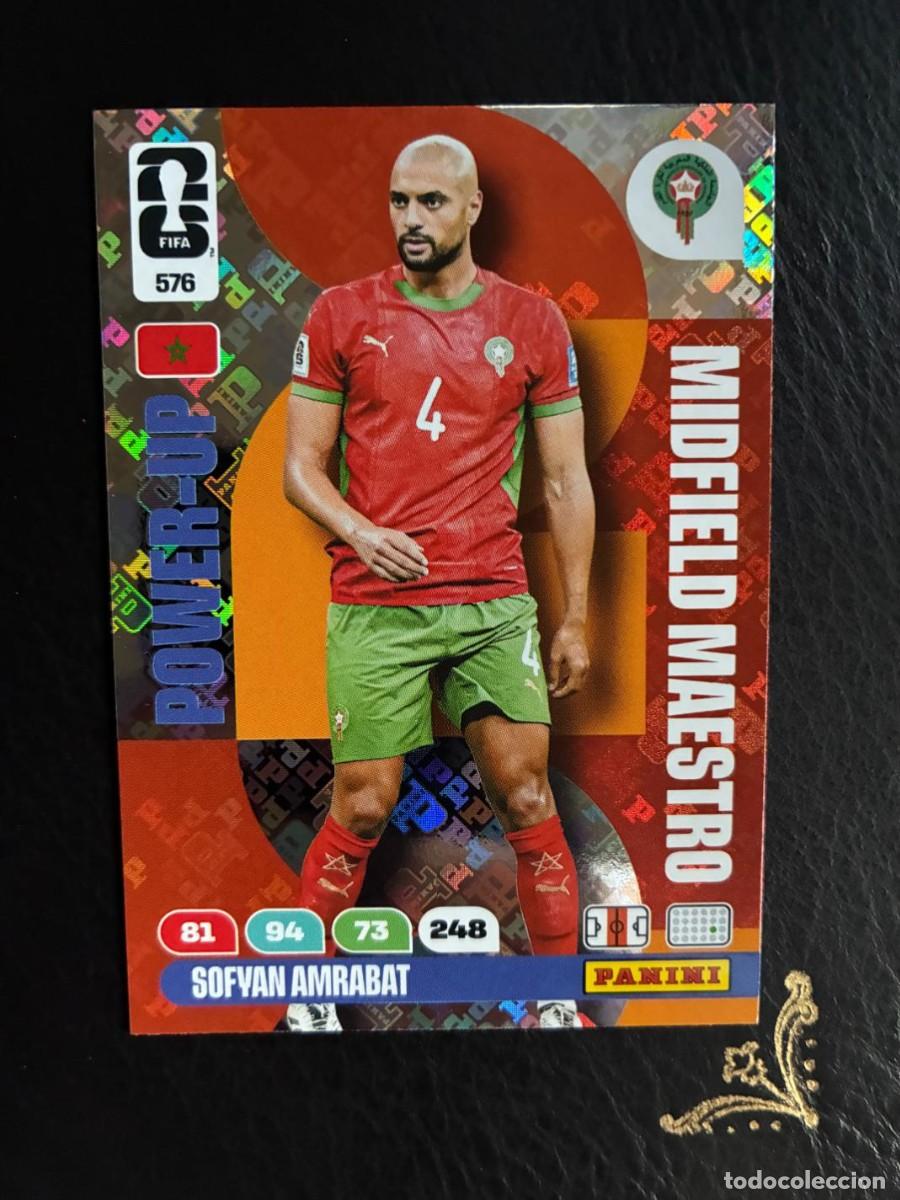 Cromos de f&uacute;tbol: 576 SOFYAN AMRABAT MIDFILED MAESTRO FIFA WORLD CUP ADRENALYN MUNDIAL 2026 26 PANINI