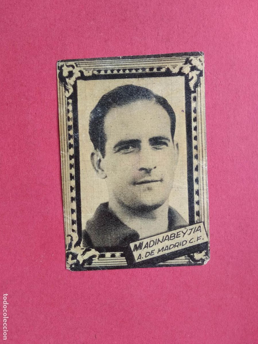 Cromos de f&uacute;tbol: CROMO EDITORIAL FHER FUTBOL LIGA 59 60 1959 1960 DESPEGADO ATLETICO DE MADRID , MADINABEYTIA
