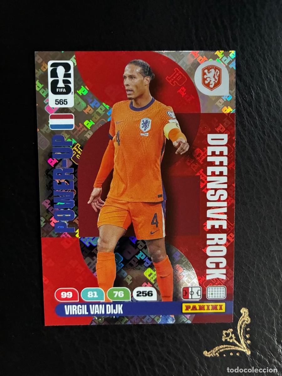 Cromos de f&uacute;tbol: 565 VAN DIJK DEFENSIVE ROCK FIFA WORLD CUP ADRENALYN MUNDIAL 2026 26 PANINI
