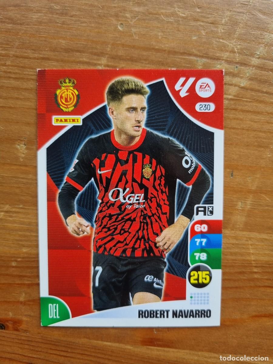 Cromos de f&uacute;tbol: 230 ROBERT NAVARRO (RCD Mallorca). Liga 2024 2025 24 25 Adrenalyn XL (Panini)