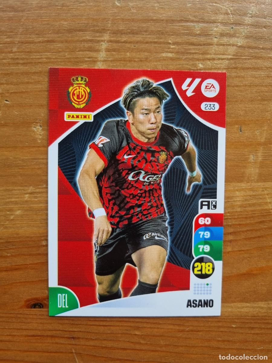 Cromos de f&uacute;tbol: 233 ASANO (RCD Mallorca). Liga 2024 2025 24 25 Adrenalyn XL (Panini)