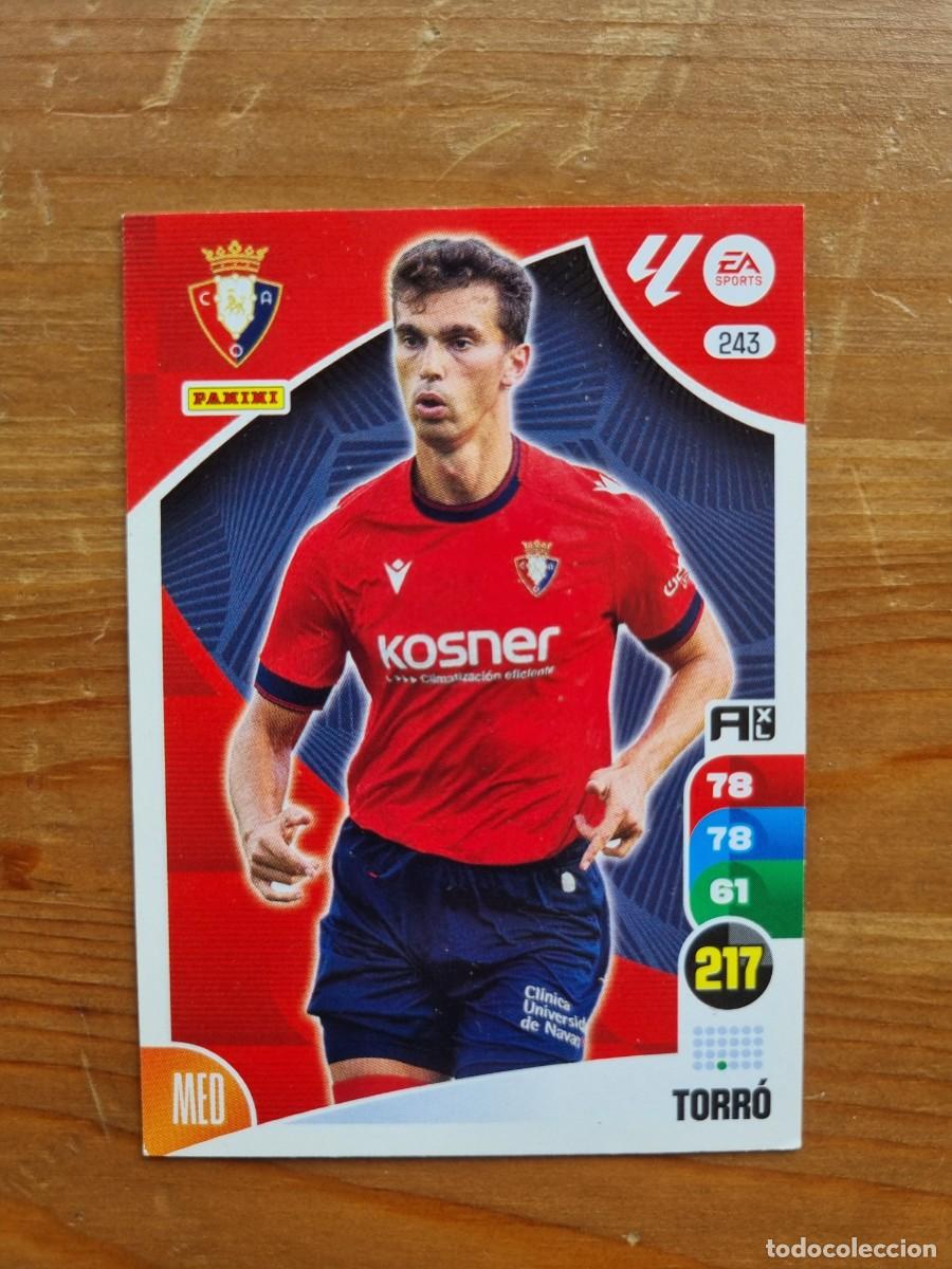 Cromos de f&uacute;tbol: 243 TORR&Oacute; (CA Osasuna). Liga 2024 2025 24 25 Adrenalyn XL (Panini)