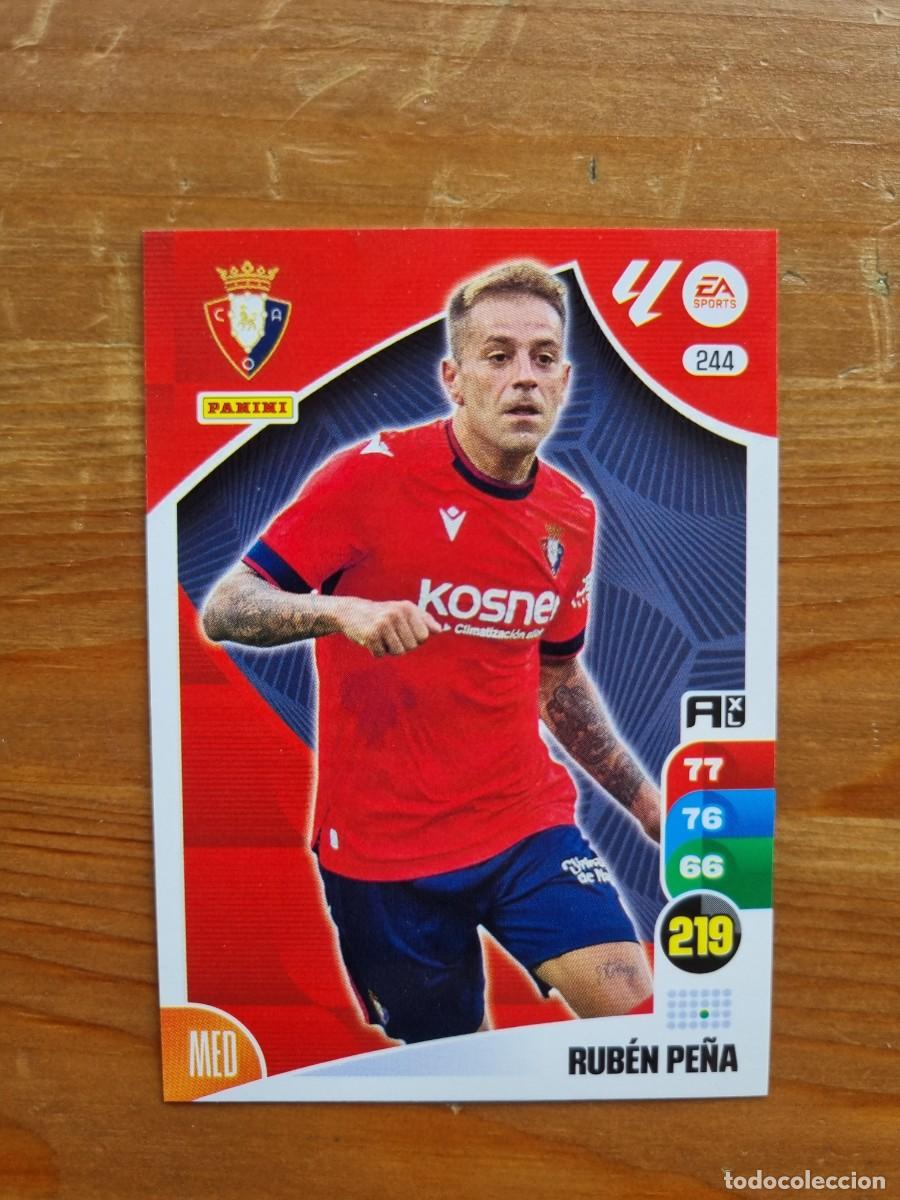 Cromos de f&uacute;tbol: 244 RUB&Eacute;N PE&Ntilde;A (CA Osasuna). Liga 2024 2025 24 25 Adrenalyn XL (Panini)