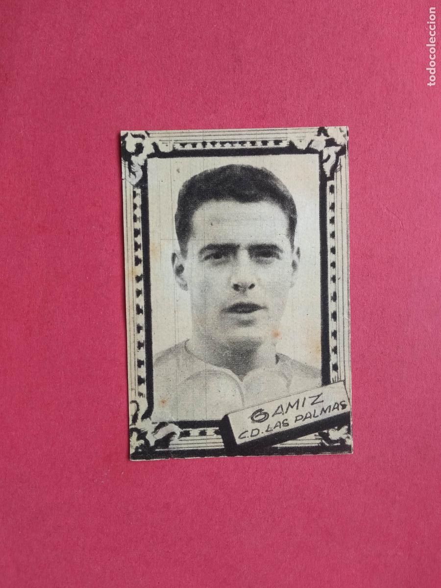 Cromos de f&uacute;tbol: CROMO EDITORIAL FHER FUTBOL LIGA 59 60 1959 1960 DESPEGADO LAS PALMAS , GAMIZ