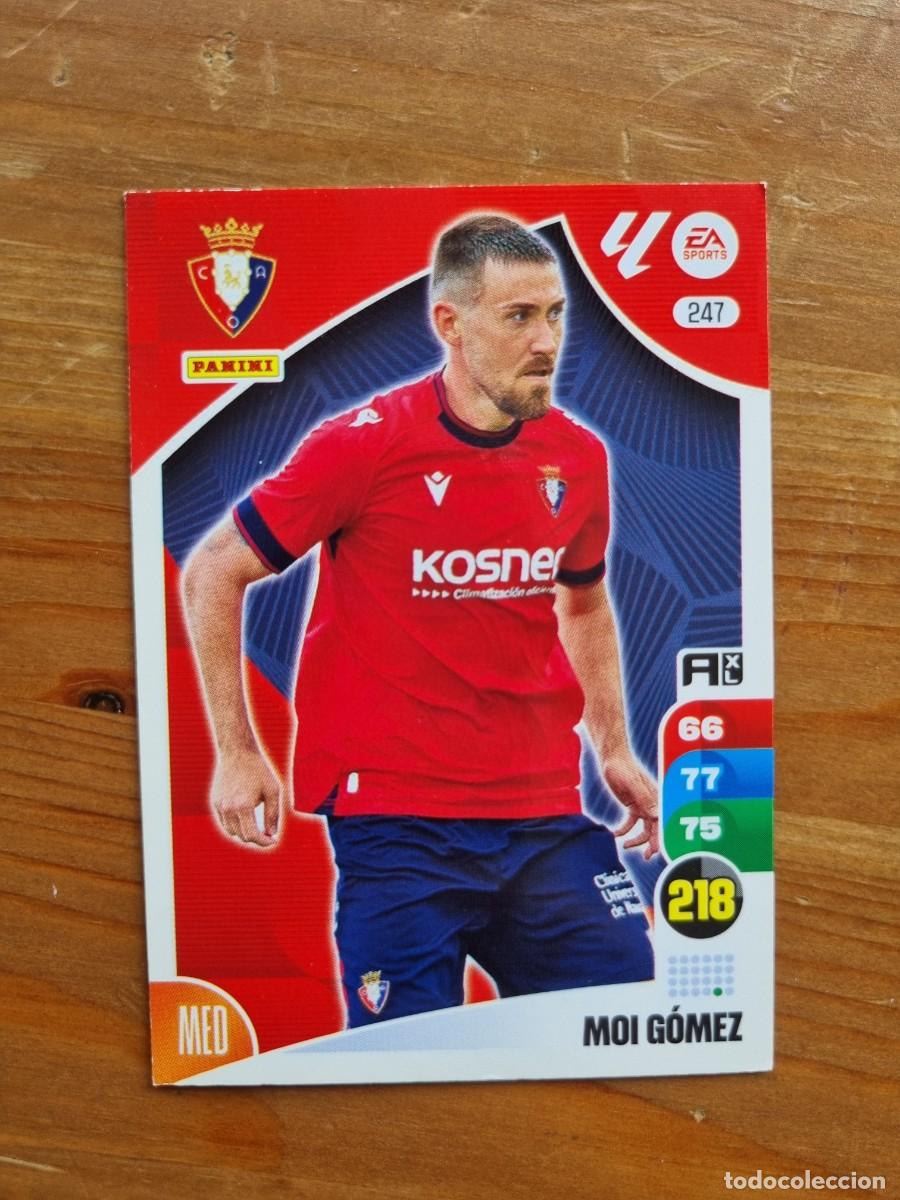 Cromos de f&uacute;tbol: 247 MOI G&Oacute;MEZ (CA Osasuna). Liga 2024 2025 24 25 Adrenalyn XL (Panini)