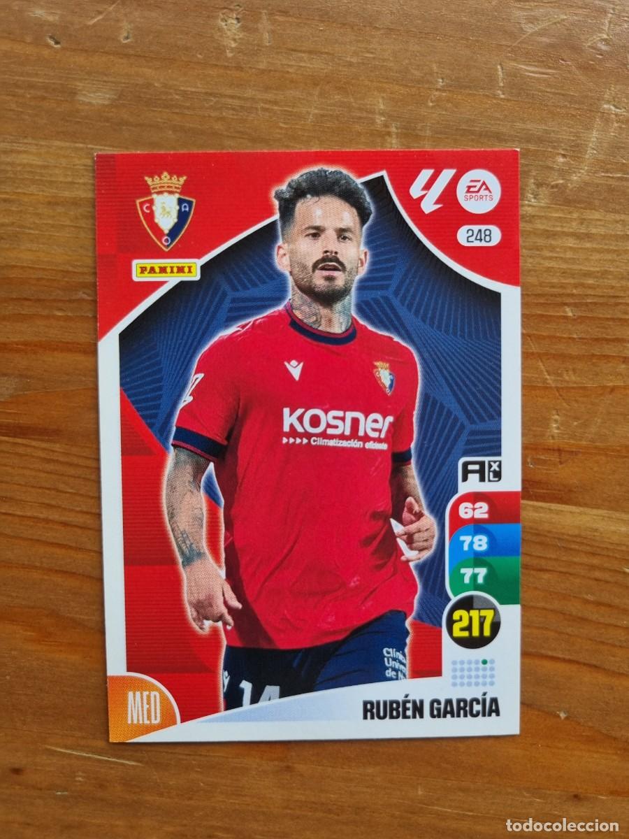 Cromos de f&uacute;tbol: 248 RUB&Eacute;N GARC&Iacute;A (CA Osasuna). Liga 2024 2025 24 25 Adrenalyn XL (Panini)