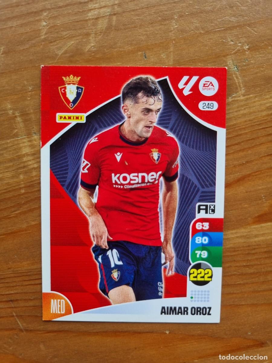 Cromos de f&uacute;tbol: 249 AIMAR OROZ (CA Osasuna). Liga 2024 2025 24 25 Adrenalyn XL (Panini)