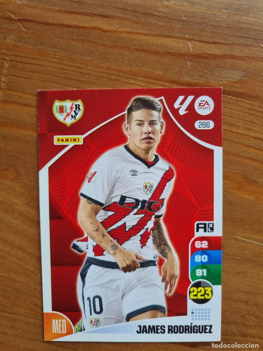 Cromos de f&uacute;tbol: 266 JAMES RODR&Iacute;GUEZ (CA Osasuna). Liga 2024 2025 24 25 Adrenalyn XL (Panini)