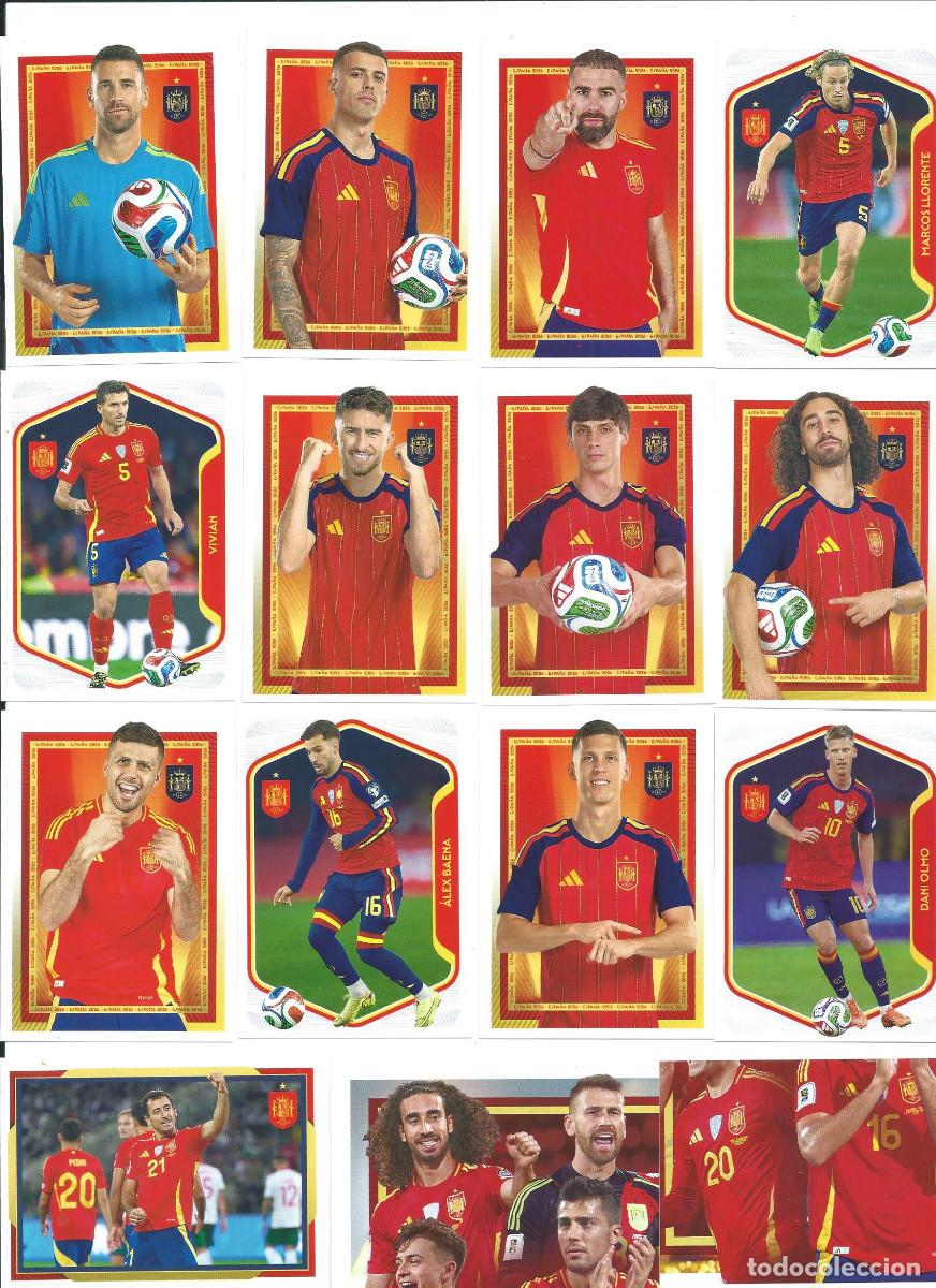 Cromos de f&uacute;tbol: ESPA&Ntilde;A MUNDIAL 2026 CARREFOUR : 71 DE 72 CROMOS (FALTA EL 62) . NUEVOS SIN PEGAR