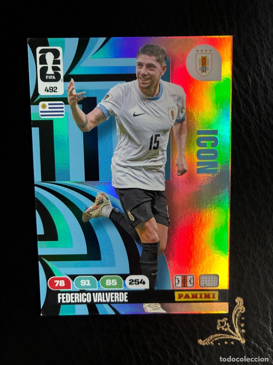Cromos de f&uacute;tbol: 492 FEDERICO VALVERDE ICON URUGUAY FIFA WORLD CUP ADRENALYN MUNDIAL 2026 26 PANINI