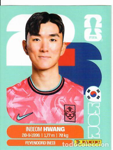 Cromos de f&uacute;tbol: CROMO PANINI MUNDIAL WORLD CUP 2026 - KOR11 KOR 11 - HWANG - COREA