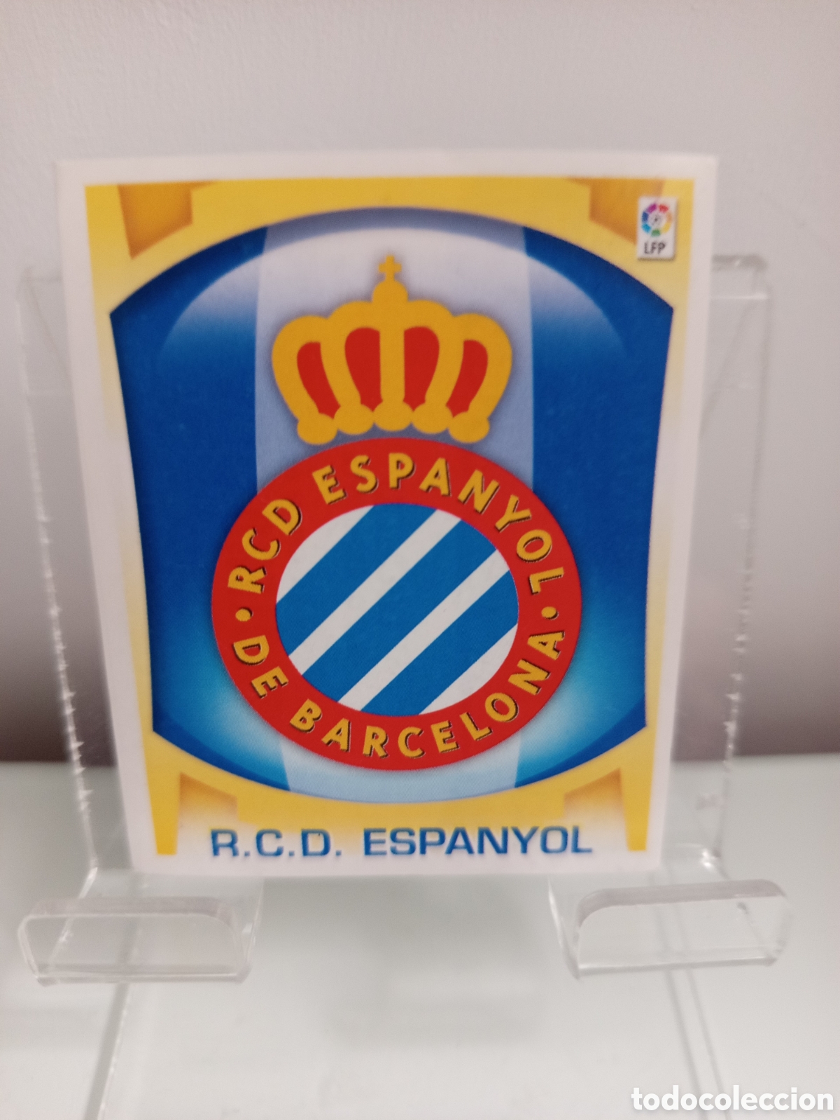 Figurine di Calcio: ❇️ CROMO ⚽ ESCUDO ESPA&Ntilde;OL LIGA LFP 09 10 2009 2010 ESTE SIN PEGAR PANINI ❇️