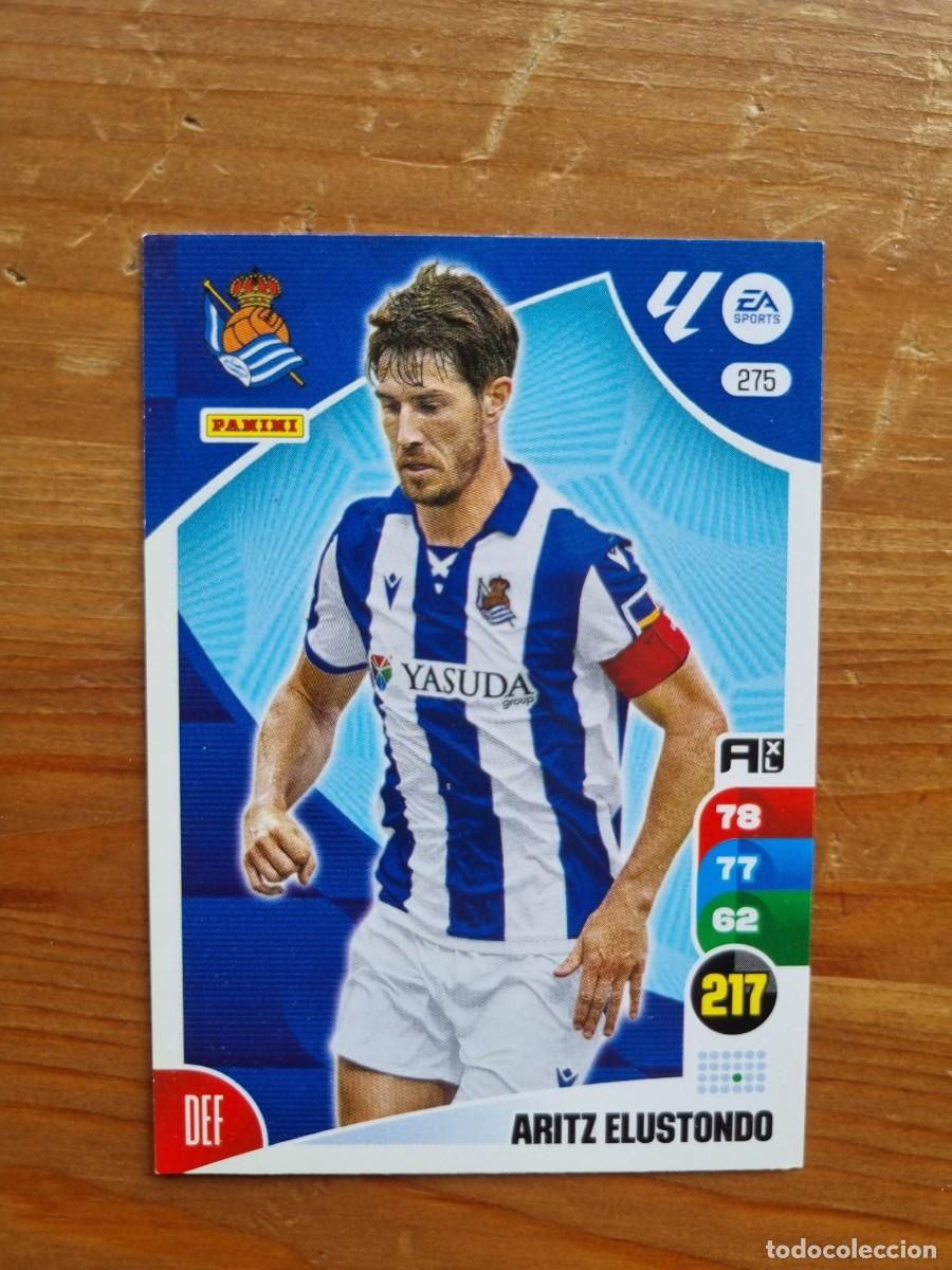 Cromos de f&uacute;tbol: 275 ARITZ ELUSTONDO (Real Sociedad). Liga 2024 2025 24 25 Adrenalyn XL (Panini)