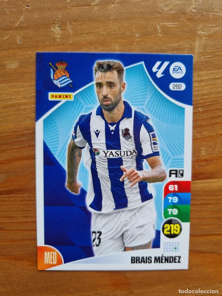 Cromos de f&uacute;tbol: 282 BRAIS M&Eacute;NDEZ (Real Sociedad). Liga 2024 2025 24 25 Adrenalyn XL (Panini)