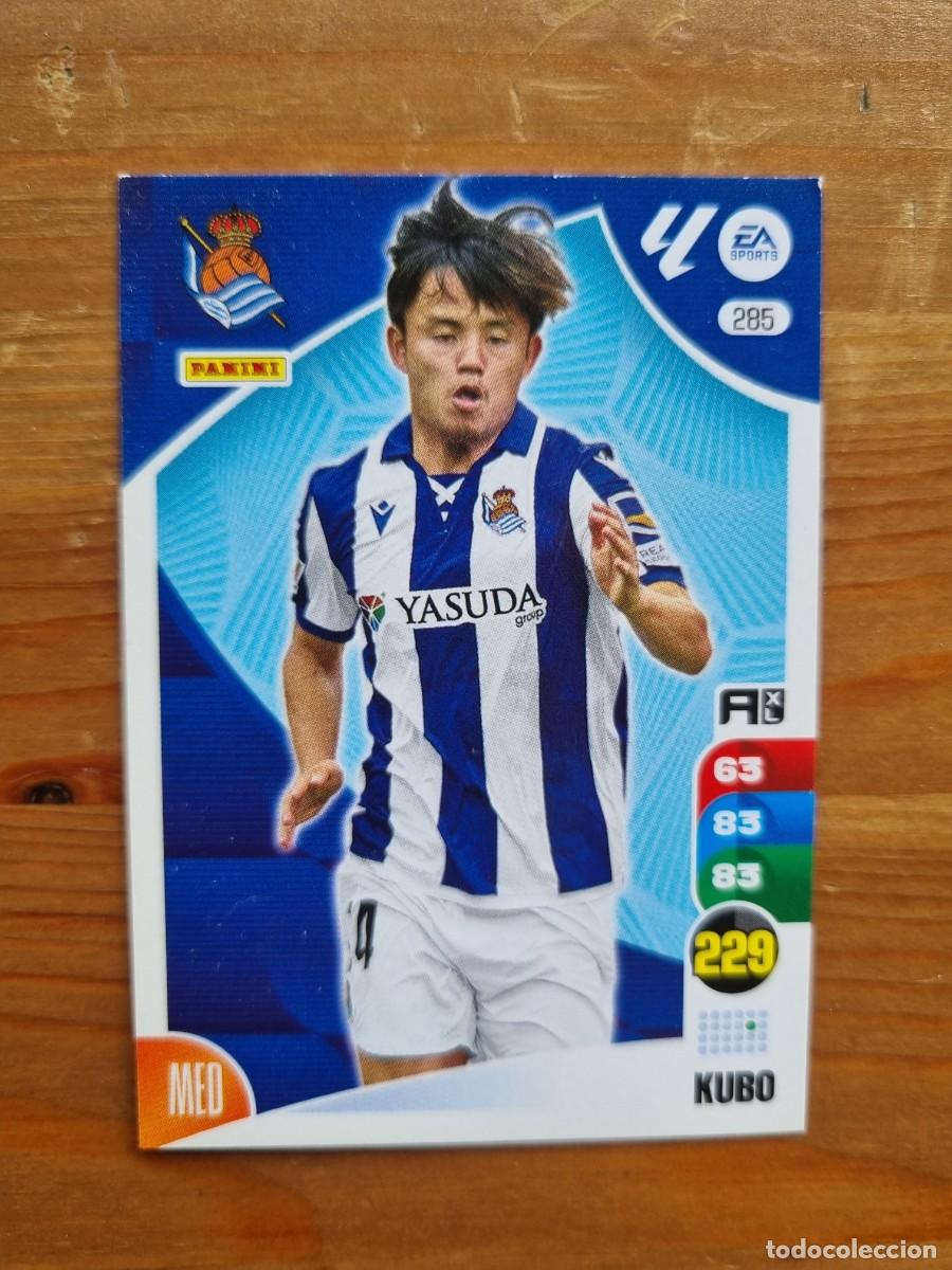 Cromos de f&uacute;tbol: 285 KUBO (Real Sociedad). Liga 2024 2025 24 25 Adrenalyn XL (Panini)