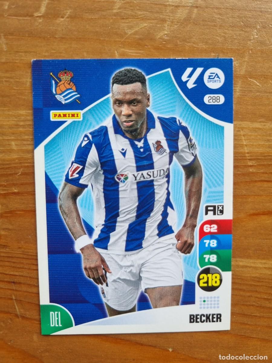 Cromos de f&uacute;tbol: 288 BECKER (Real Sociedad). Liga 2024 2025 24 25 Adrenalyn XL (Panini)
