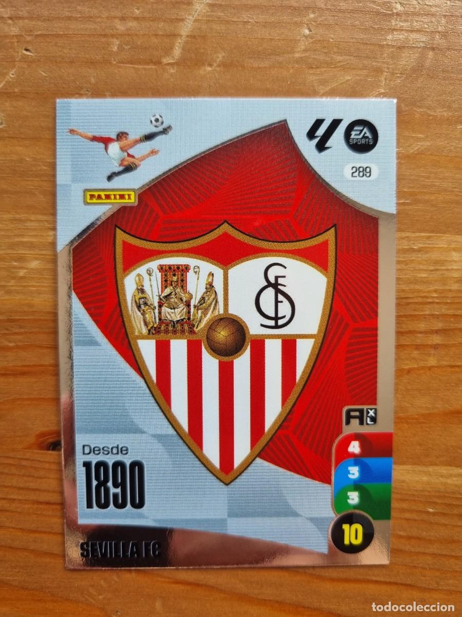 Cromos de f&uacute;tbol: 289 ESCUDO (Sevilla FC). Liga 2024 2025 24 25 Adrenalyn XL (Panini)