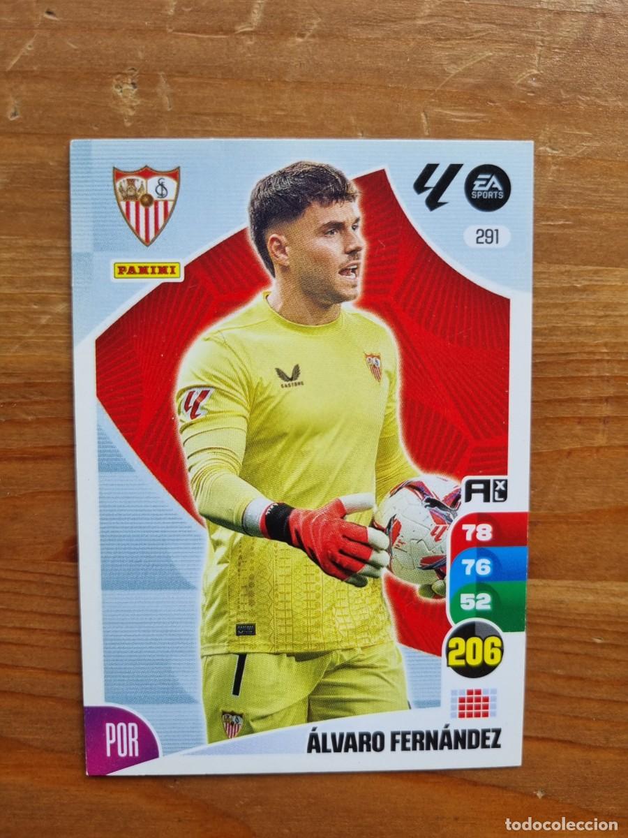 Cromos de f&uacute;tbol: 291 &Aacute;LVARO FERN&Aacute;NDEZ (Sevilla FC). Liga 2024 2025 24 25 Adrenalyn XL (Panini)