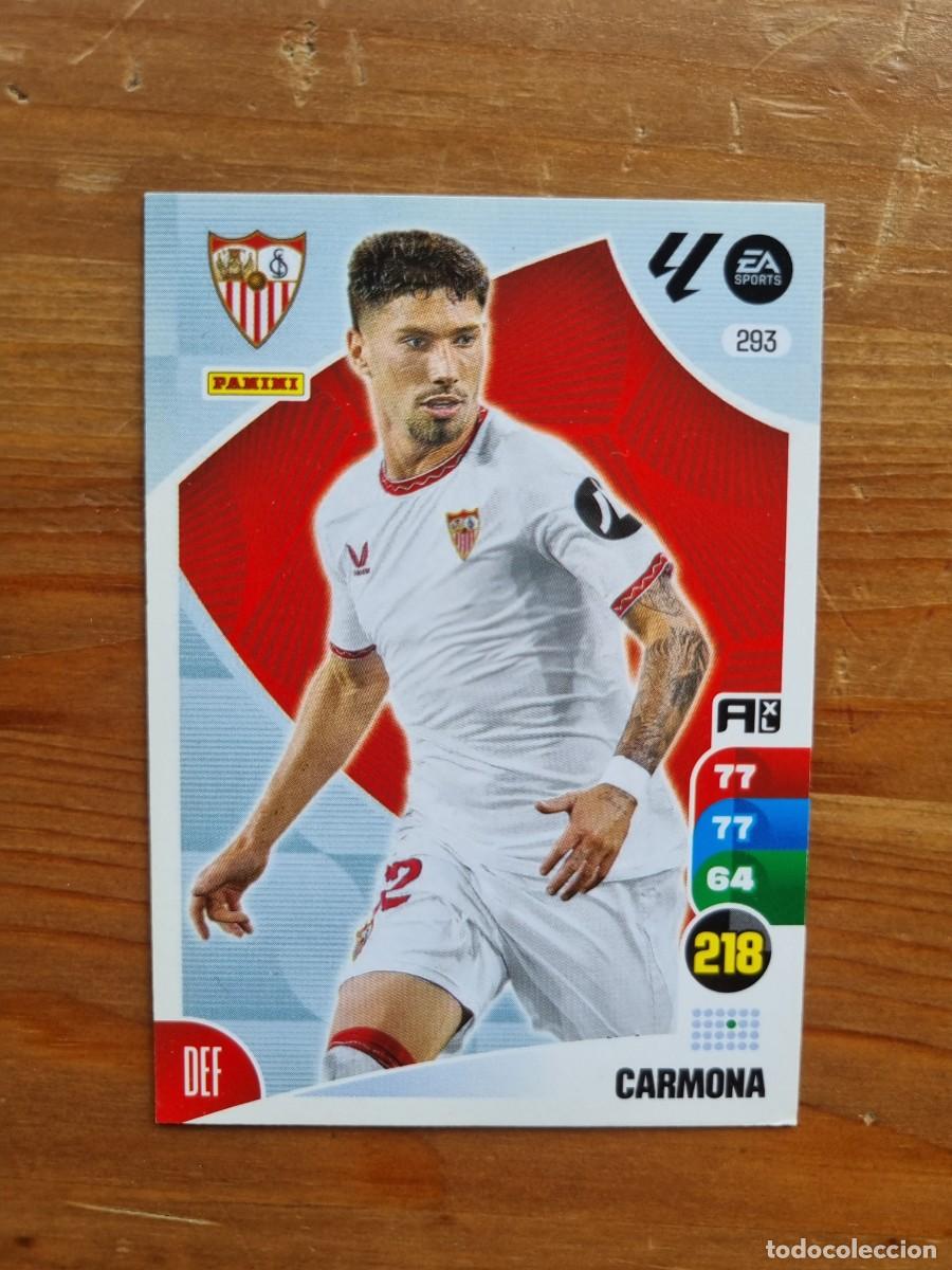Cromos de f&uacute;tbol: 293 CARMONA (Sevilla FC). Liga 2024 2025 24 25 Adrenalyn XL (Panini)