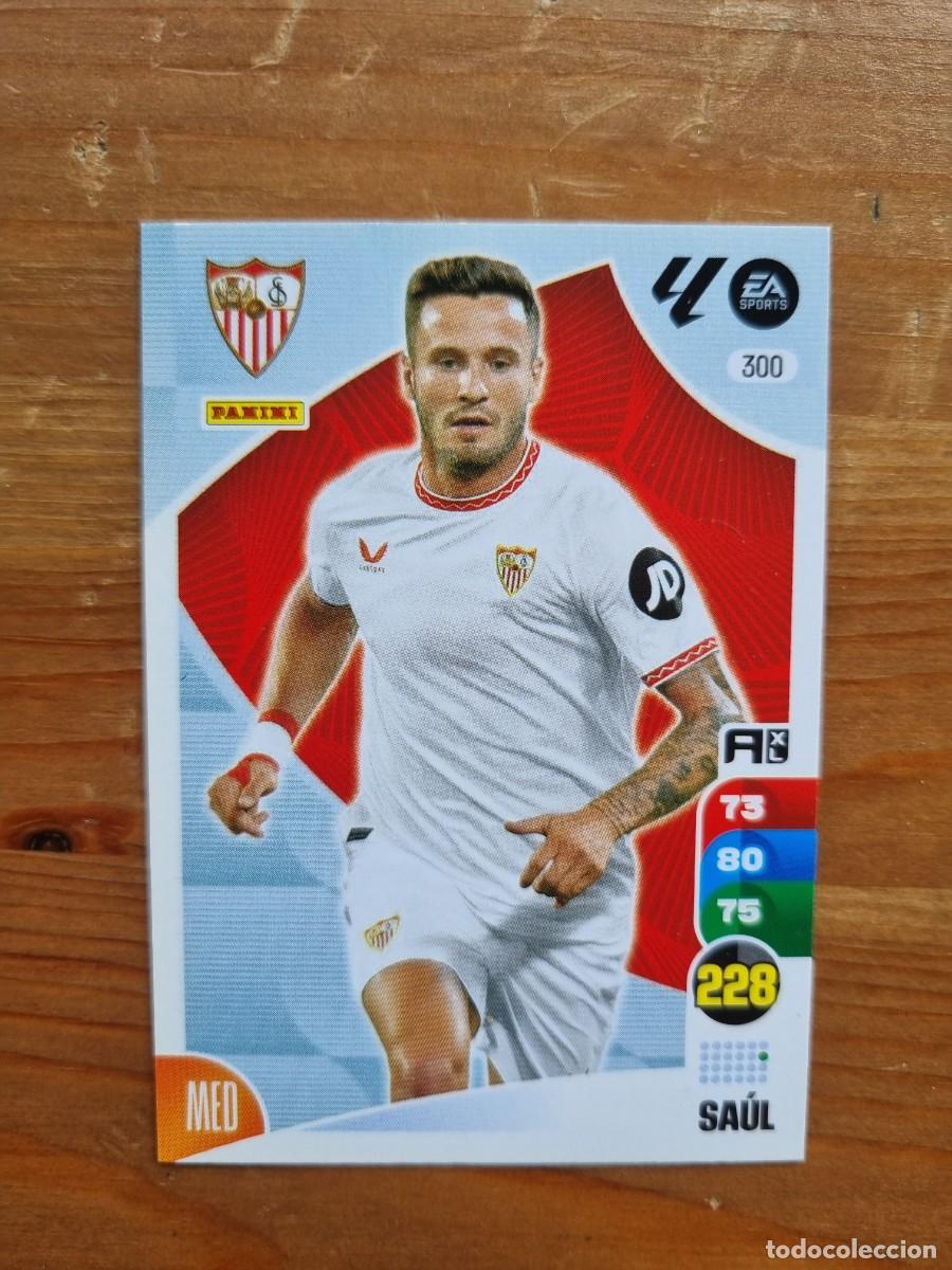 Cromos de f&uacute;tbol: 300 SA&Uacute;L (Sevilla FC). Liga 2024 2025 24 25 Adrenalyn XL (Panini)