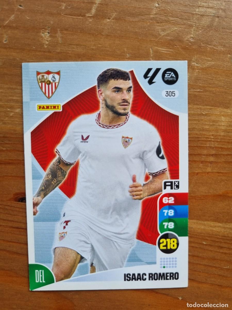Cromos de f&uacute;tbol: 305 ISAAC ROMERO (Sevilla FC). Liga 2024 2025 24 25 Adrenalyn XL (Panini)
