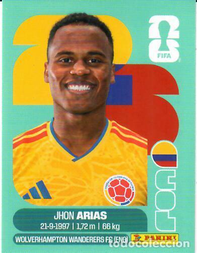 Cromos de f&uacute;tbol: CROMO PANINI MUNDIAL WORLD CUP 2026 - COL17 COL 17 - ARIAS - COLOMBIA