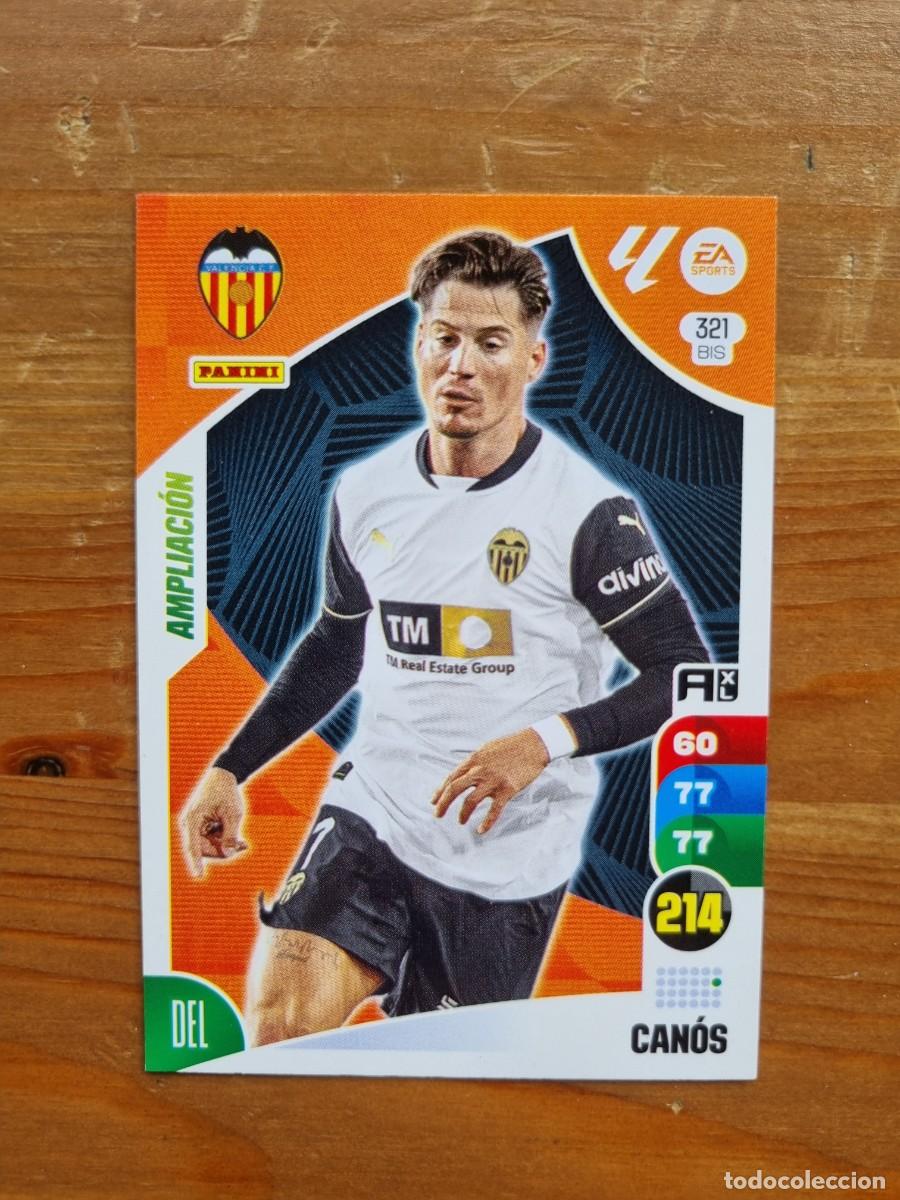 Cromos de f&uacute;tbol: 321 Bis CAN&Oacute;S (Valencia CF) AMPLIACI&Oacute;N. Liga 2024 2025 24 25 Adrenalyn XL (Panini)