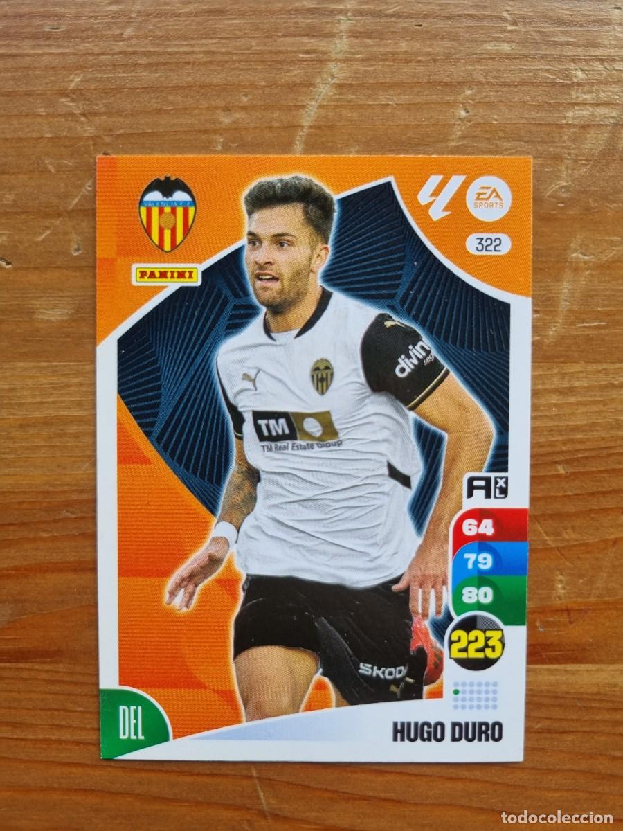 Cromos de f&uacute;tbol: 322 HUGO DURO (Valencia CF). Liga 2024 2025 24 25 Adrenalyn XL (Panini)