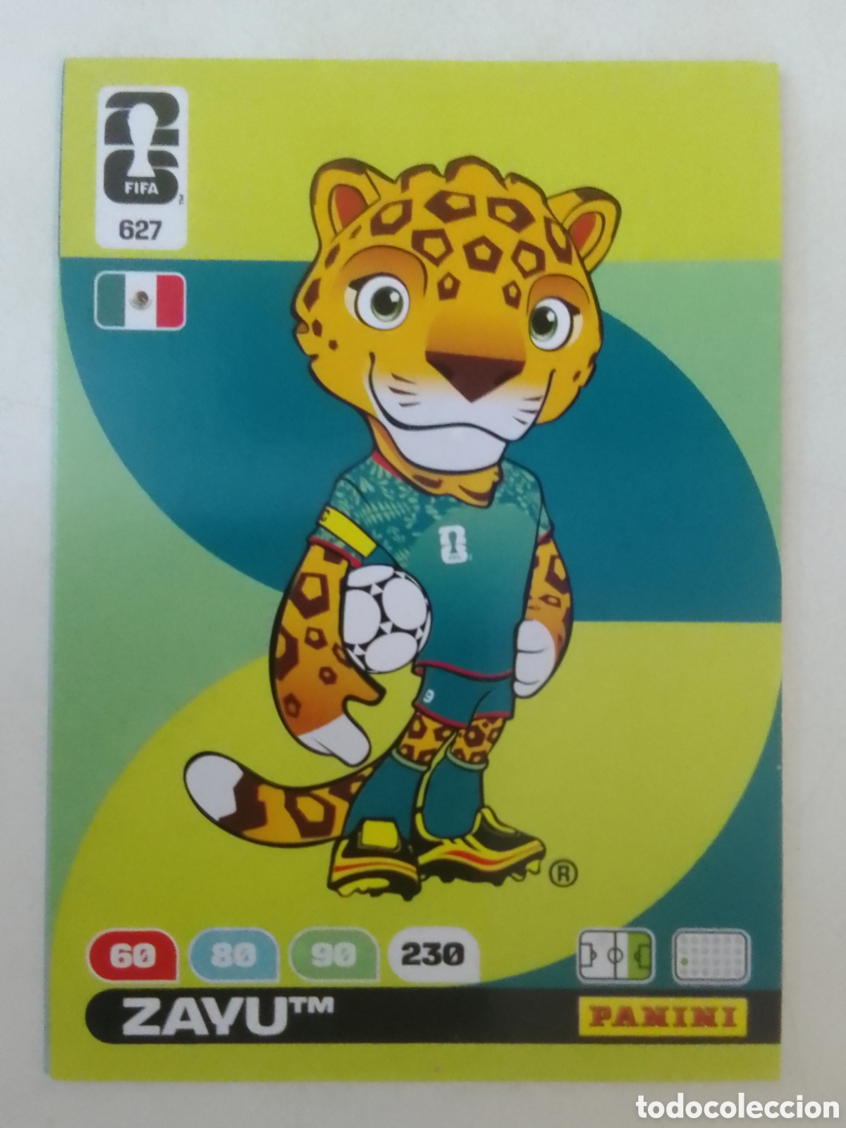 Cromos de f&uacute;tbol: Adrenalyn XL FIFA WORLD CUP 2026 n&deg; 627 ZAYU mascota M&eacute;xico.