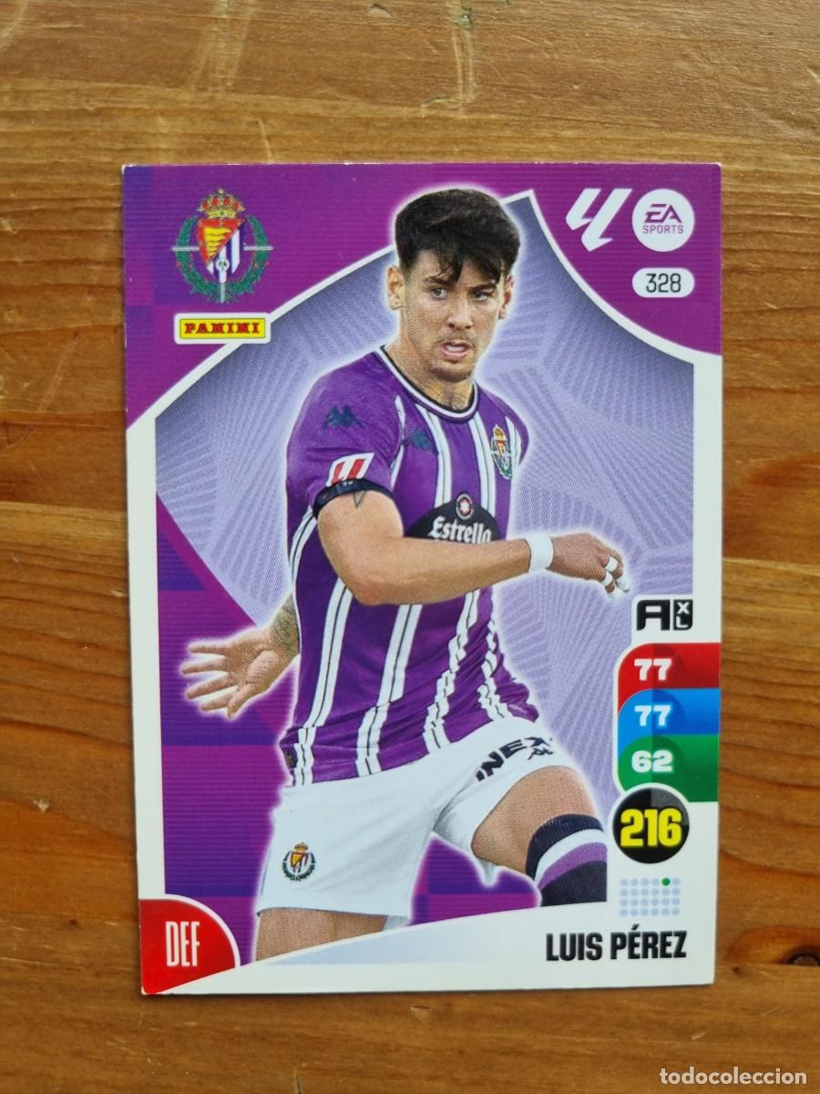 Cromos de f&uacute;tbol: 328 LUIS P&Eacute;REZ (Real Valladolid). Liga 2024 2025 24 25 Adrenalyn XL (Panini)