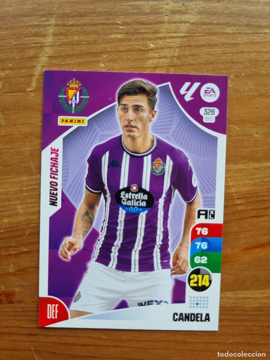Cromos de f&uacute;tbol: 328 Bis CANDELA (Real Valladolid) NUEVO FICHAJE. Liga 2024 2025 24 25 Adrenalyn XL (Panini)
