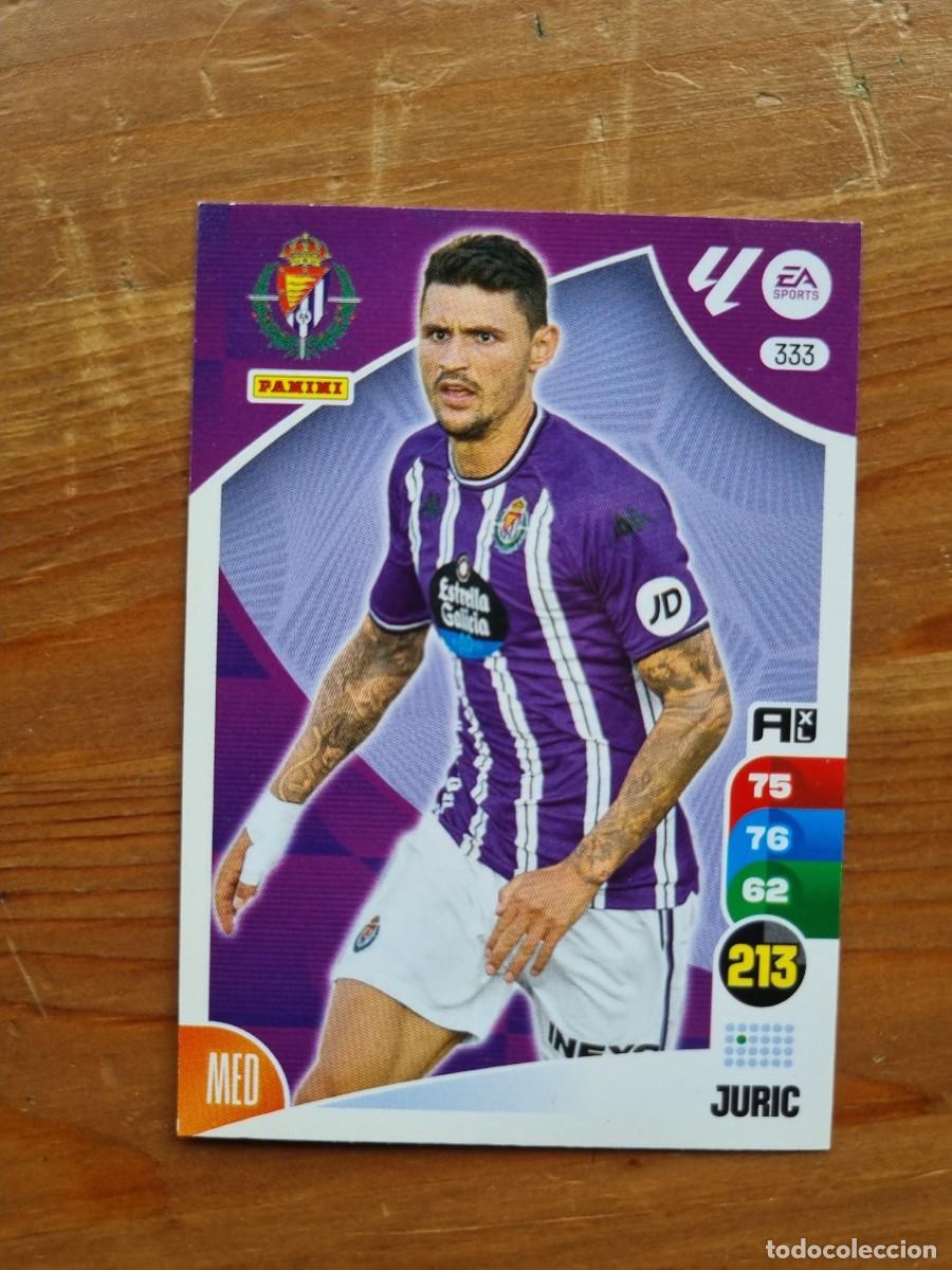 Cromos de f&uacute;tbol: 333 JURIC (Real Valladolid). Liga 2024 2025 24 25 Adrenalyn XL (Panini)