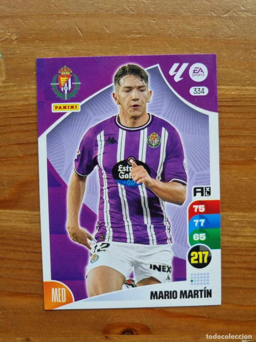Cromos de f&uacute;tbol: 334 MARIO MART&Iacute;N (Real Valladolid). Liga 2024 2025 24 25 Adrenalyn XL (Panini)