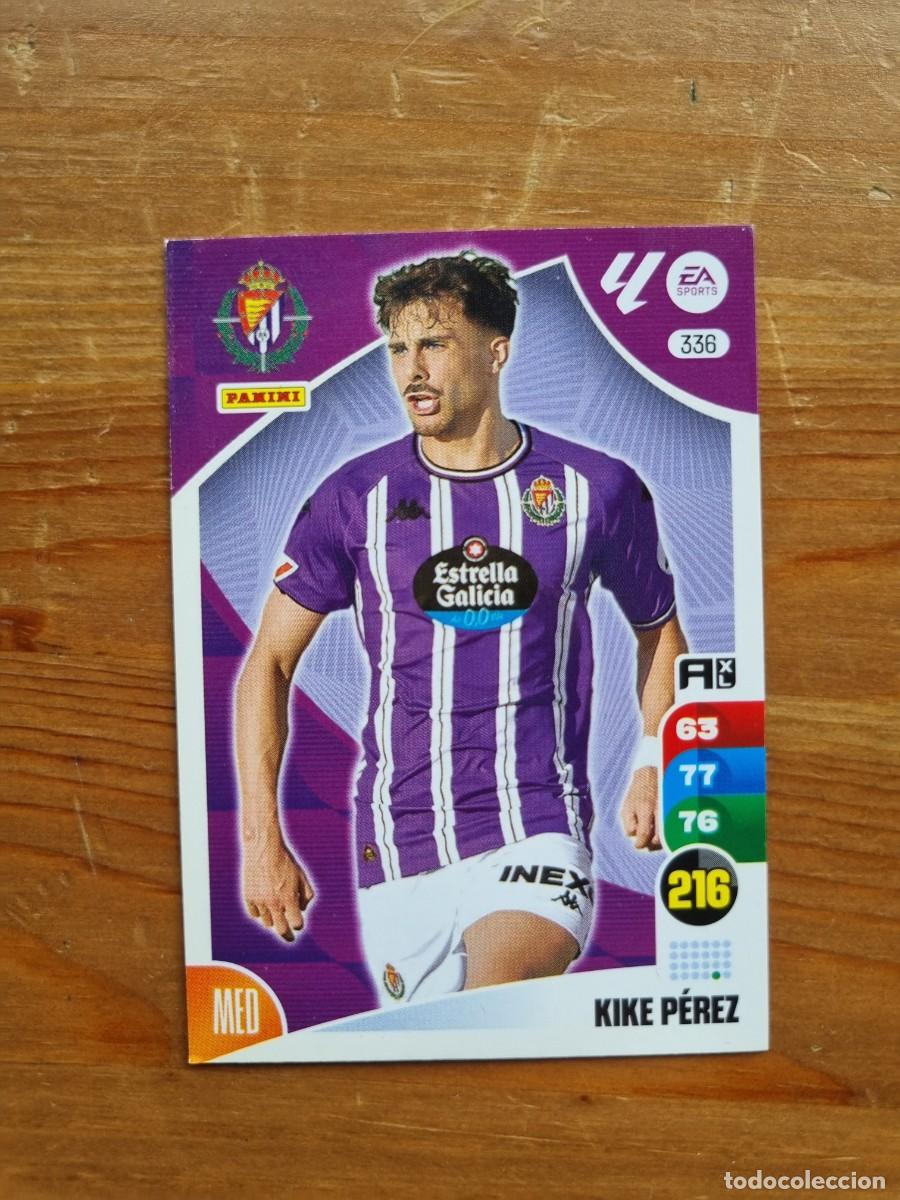 Cromos de f&uacute;tbol: 336 KIKE P&Eacute;REZ (Real Valladolid). Liga 2024 2025 24 25 Adrenalyn XL (Panini)