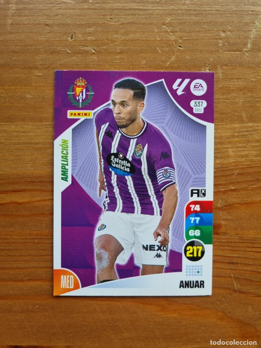 Cromos de f&uacute;tbol: 337 Bis ANUAR (Real Valladolid) AMPLIACI&Oacute;N. Liga 2024 2025 24 25 Adrenalyn XL (Panini)