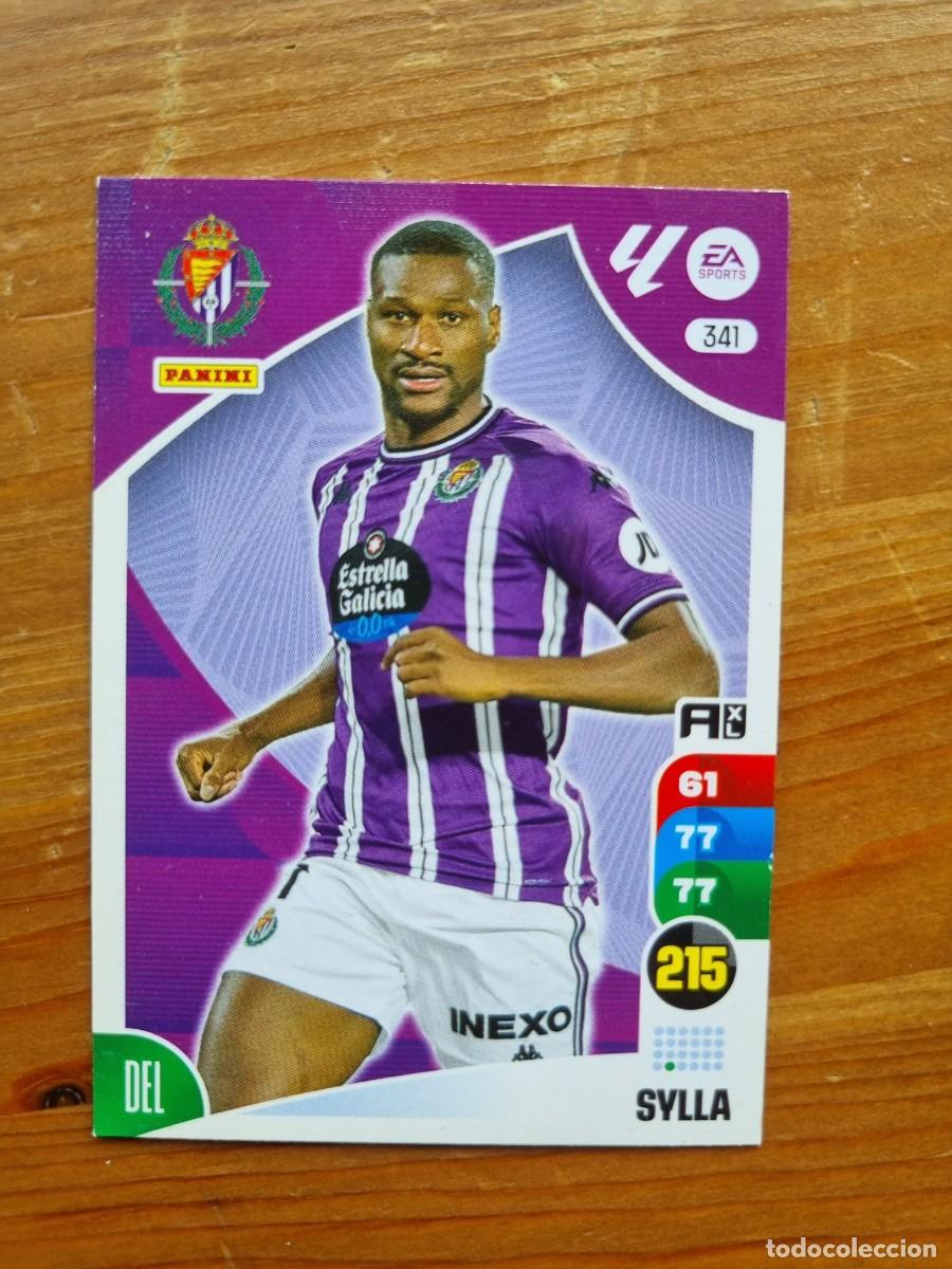Cromos de f&uacute;tbol: 341 SYLLA (Real Valladolid). Liga 2024 2025 24 25 Adrenalyn XL (Panini)