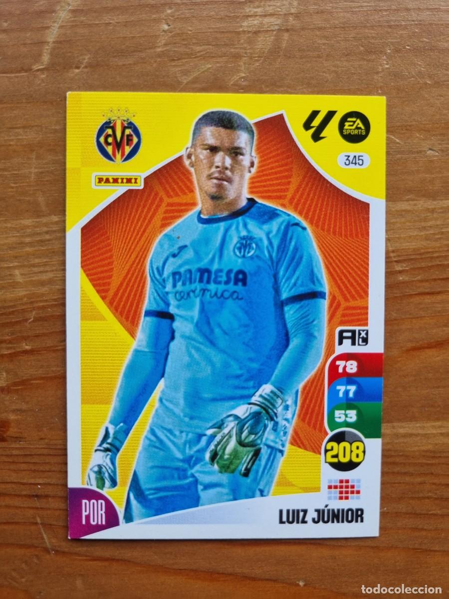 Cromos de f&uacute;tbol: 345 LUIZ JUNIOR (Villarreal CF). Liga 2024 2025 24 25 Adrenalyn XL (Panini)