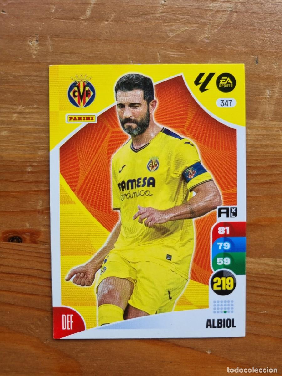 Cromos de f&uacute;tbol: 347 ALBIOL (Villarreal CF). Liga 2024 2025 24 25 Adrenalyn XL (Panini)