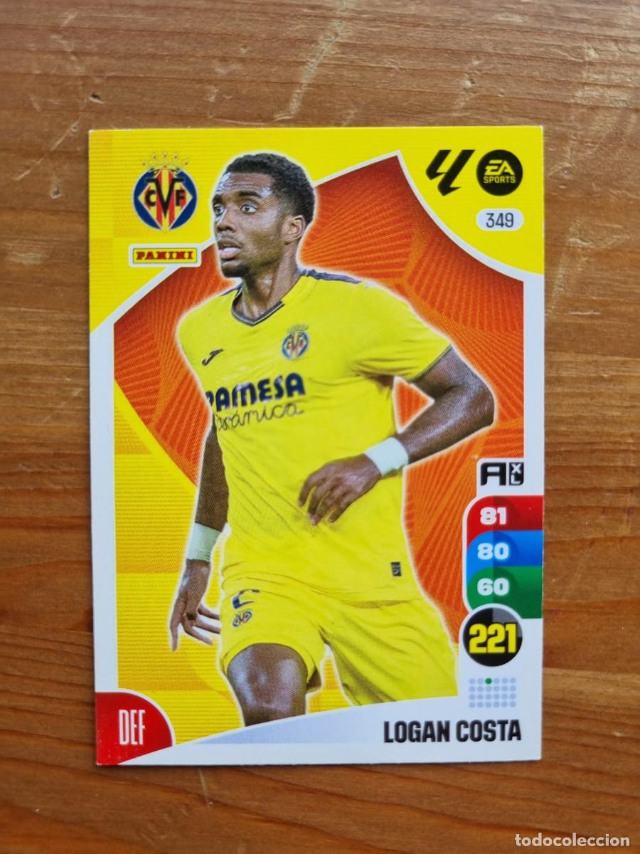 Cromos de f&uacute;tbol: 349 LOGAN COSTA (Villarreal CF). Liga 2024 2025 24 25 Adrenalyn XL (Panini)