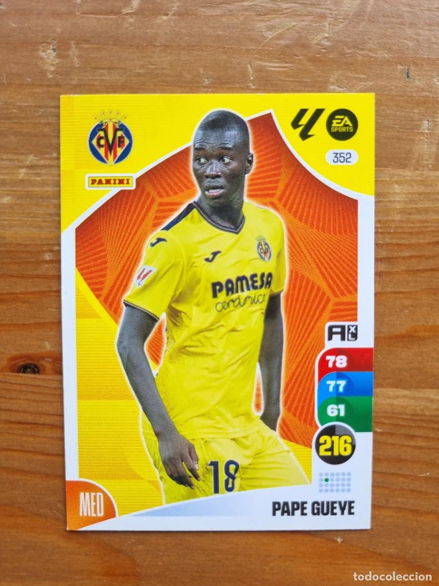 Cromos de f&uacute;tbol: 352 PAPE GUAYE (Villarreal CF). Liga 2024 2025 24 25 Adrenalyn XL (Panini)