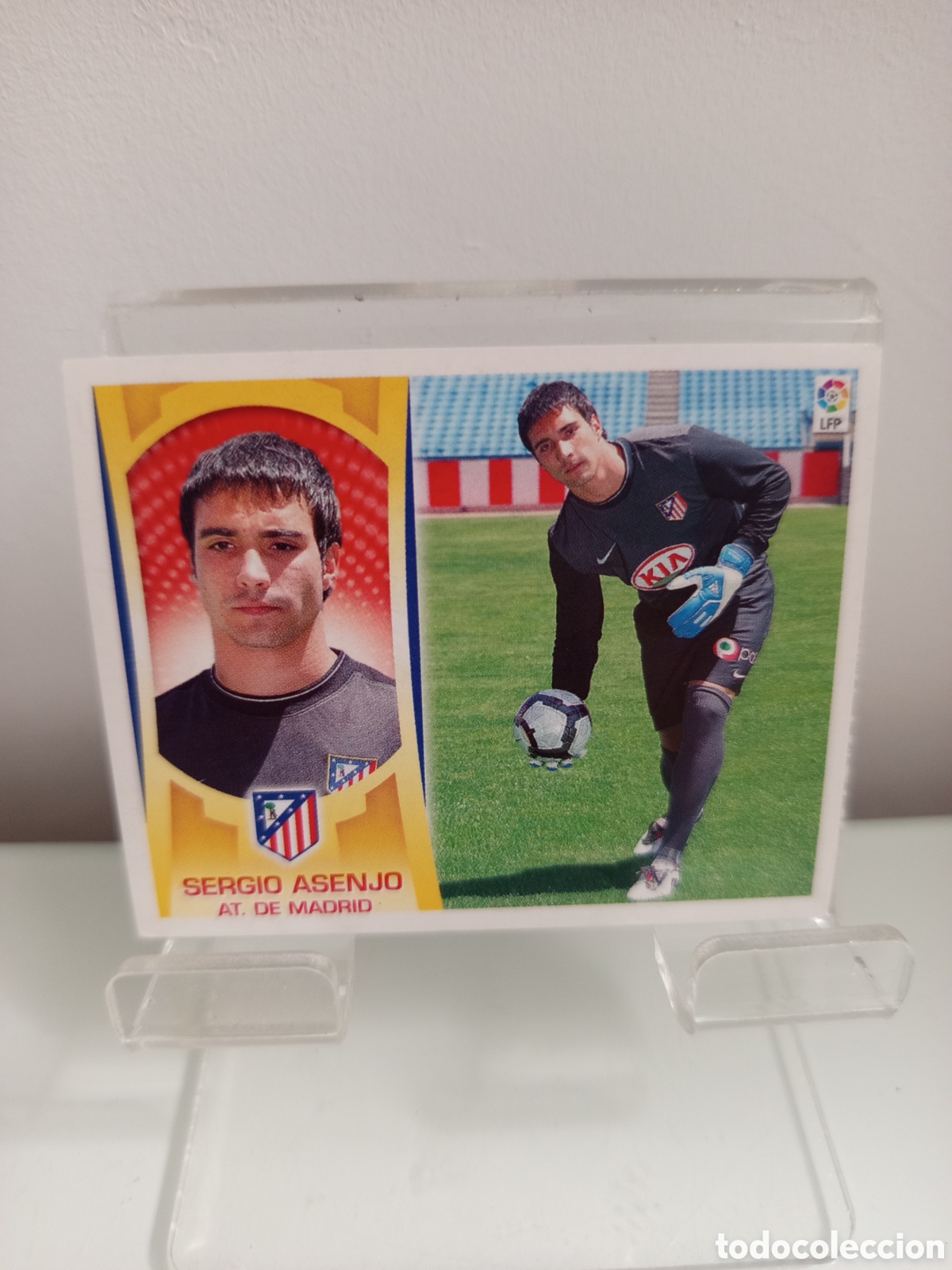 Cromos de f&uacute;tbol: ❇️ CROMO ⚽ SERGIO ASENJO ATL&Eacute;TICO DE MADRID LIGA LFP 09 10 2009 2010 ESTE SIN PEGAR PANINI ❇️