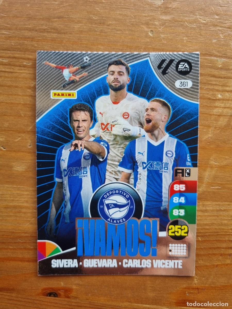 Cromos de f&uacute;tbol: 361 &iexcl;VAMOS! (Deportivo Alav&eacute;s). Liga 2024 2025 24 25 Adrenalyn XL (Panini)
