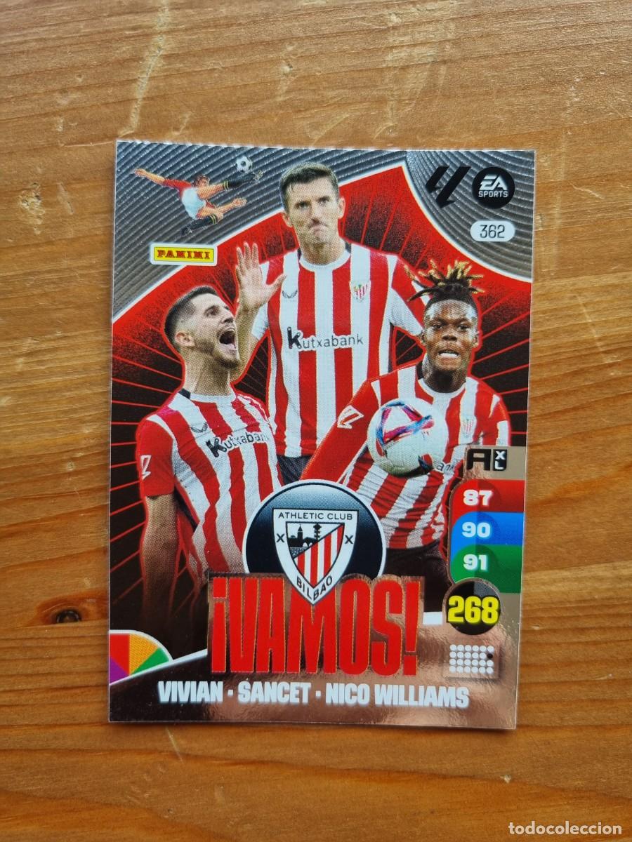 Cromos de f&uacute;tbol: 362 &iexcl;VAMOS! (Athletic Club de Bilbao). Liga 2024 2025 24 25 Adrenalyn XL (Panini)