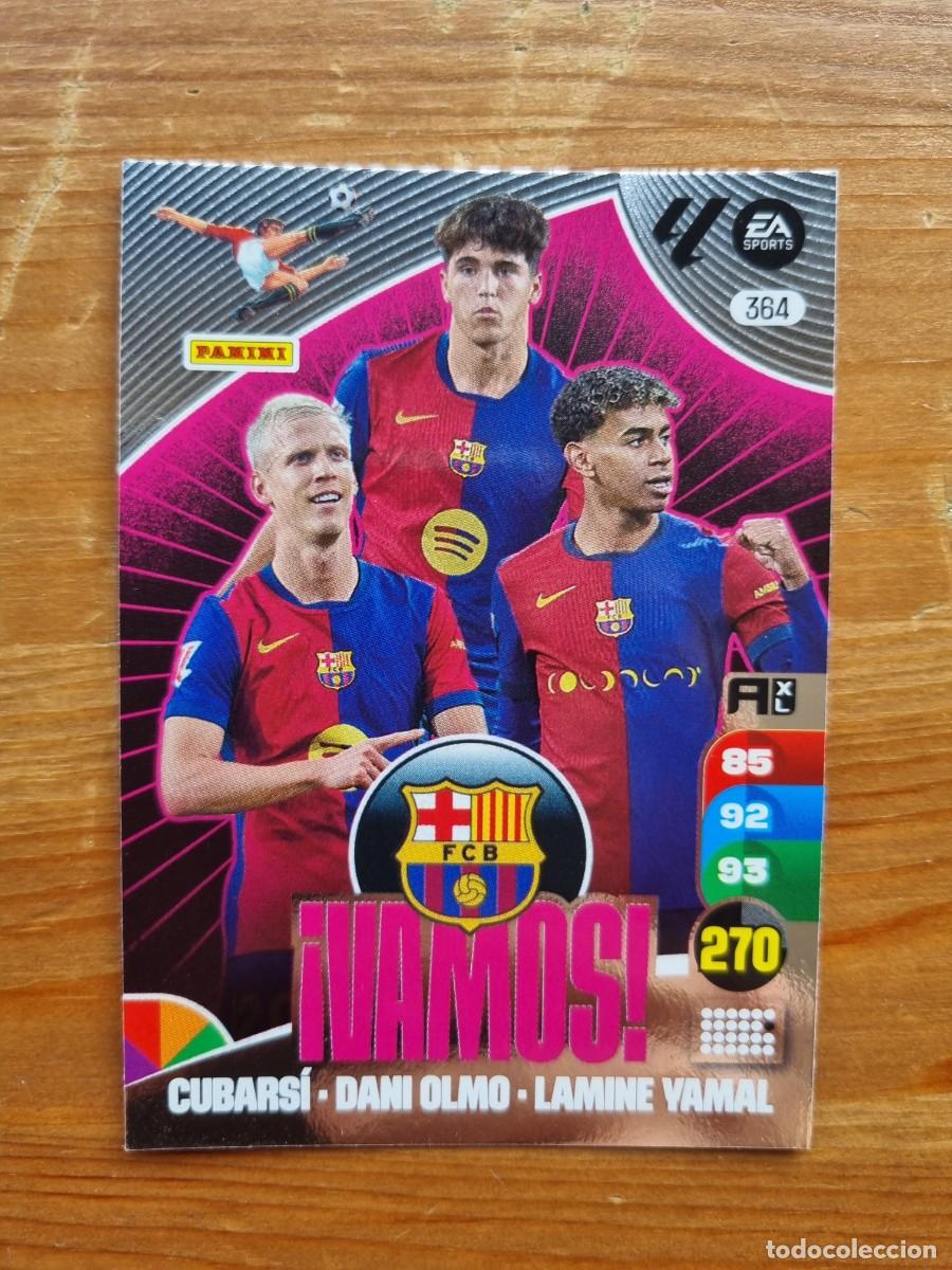 Cromos de f&uacute;tbol: 364 &iexcl;VAMOS! (FC Barcelona). Liga 2024 2025 24 25 Adrenalyn XL (Panini)