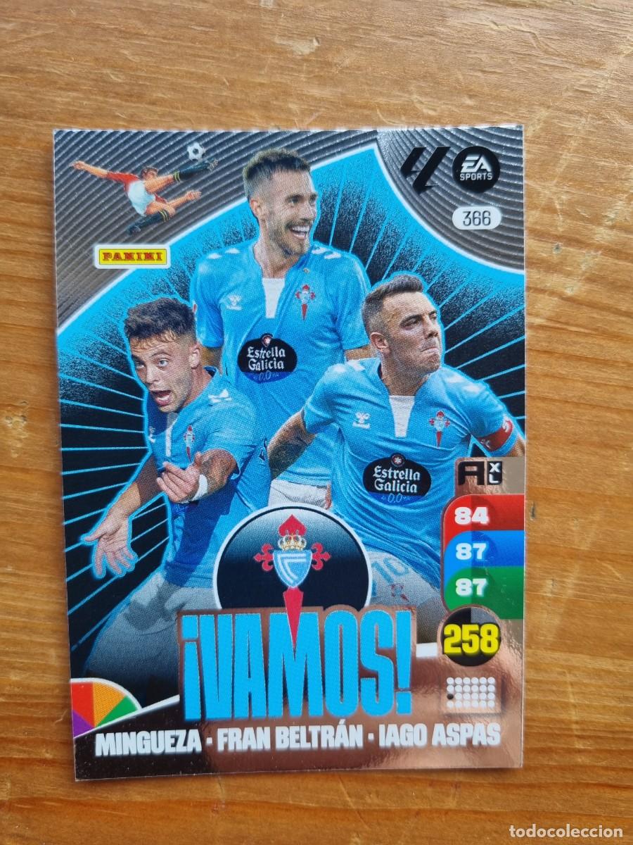 Cromos de f&uacute;tbol: 366 &iexcl;VAMOS! (Celta de Vigo). Liga 2024 2025 24 25 Adrenalyn XL (Panini)