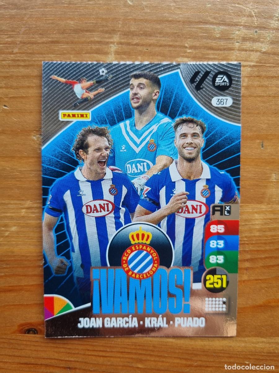 Cromos de f&uacute;tbol: 367 &iexcl;VAMOS! (RCD Espanyol). Liga 2024 2025 24 25 Adrenalyn XL (Panini)