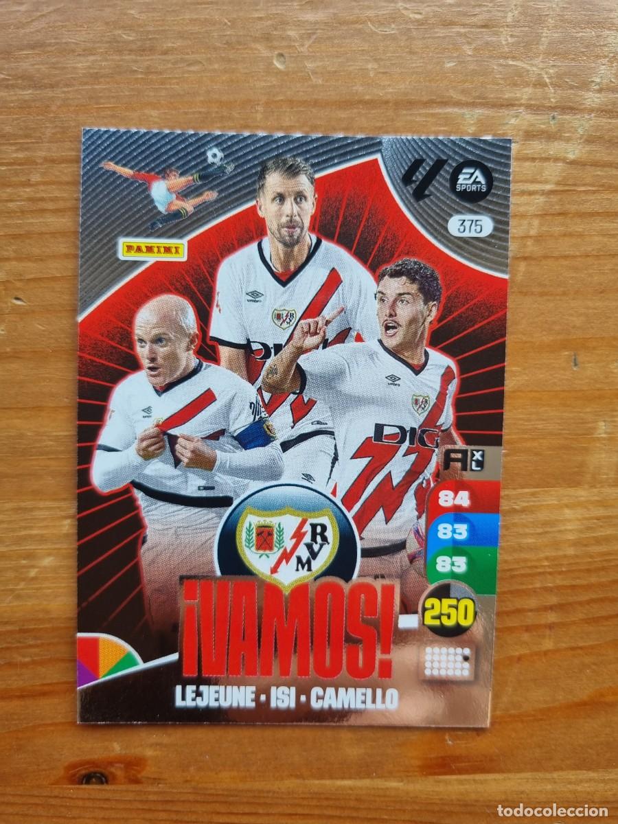 Cromos de f&uacute;tbol: 375 &iexcl;VAMOS! (Rayo Vallecano). Liga 2024 2025 24 25 Adrenalyn XL (Panini)