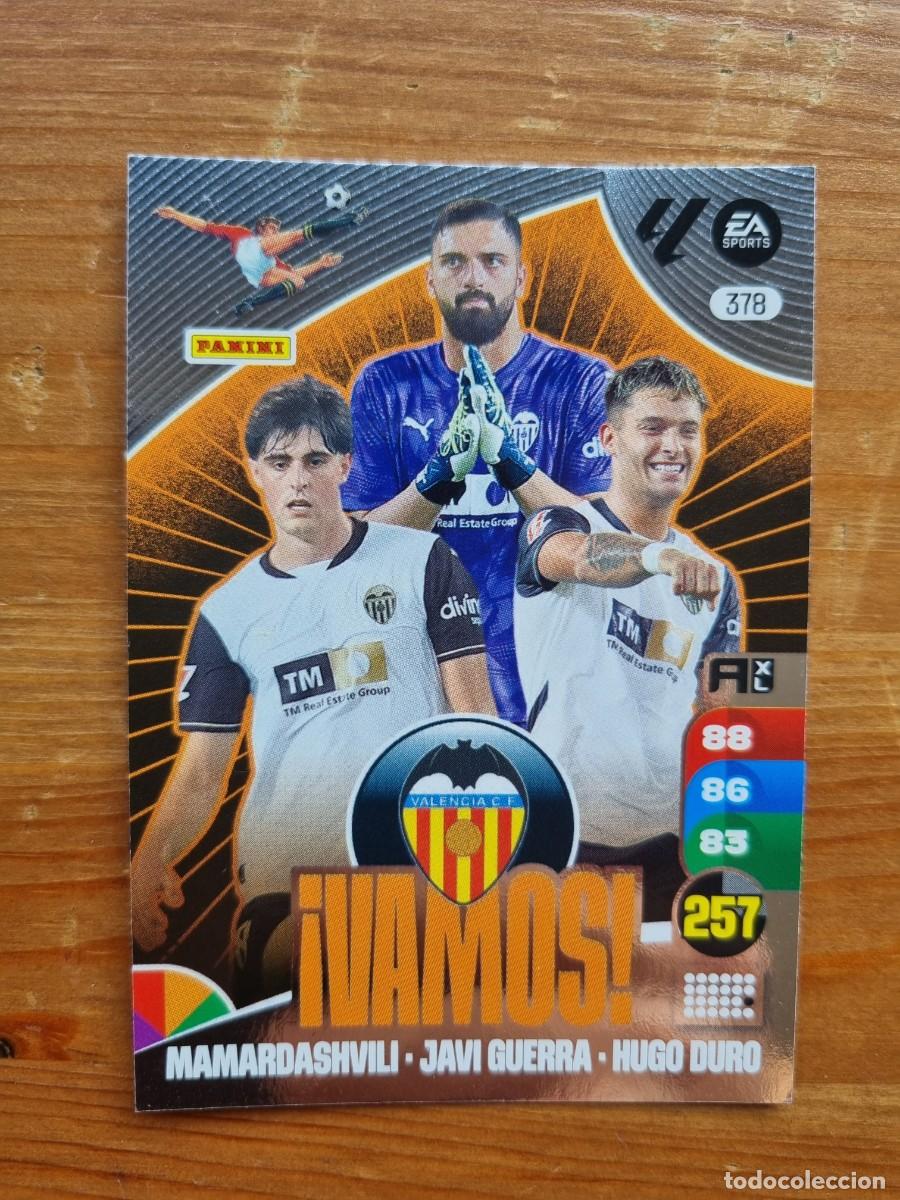 Cromos de f&uacute;tbol: 378 &iexcl;VAMOS! (Valencia CF). Liga 2024 2025 24 25 Adrenalyn XL (Panini)